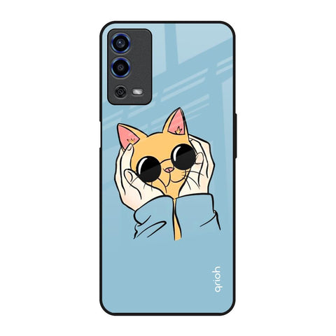 Adorable Cute Kitty Glossy Case For Oppo A55