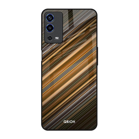 Diagonal Slash Pattern Glossy Case for Oppo A55