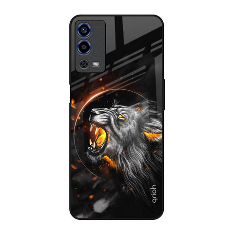 Aggressive Lion Glossy Case for Oppo A55