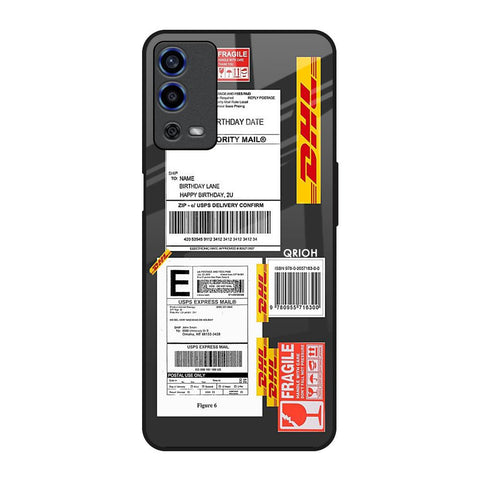 Cool Barcode Label Glossy Case For Oppo A55