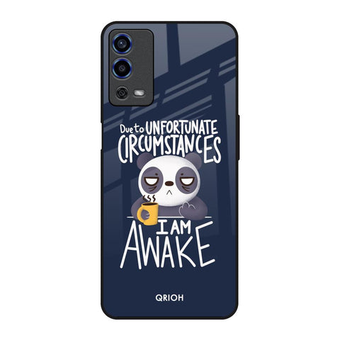 Struggling Panda Glossy Case for Oppo A55