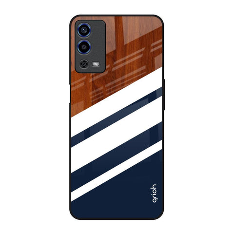 Bold Stripes Glossy Case for Oppo A55