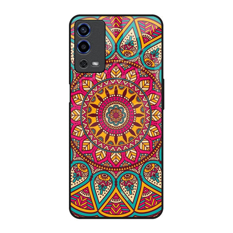 Elegant Mandala Glossy Case for Oppo A55