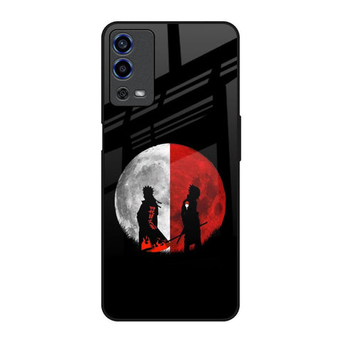 Anime Red Moon Glossy Case for Oppo A55