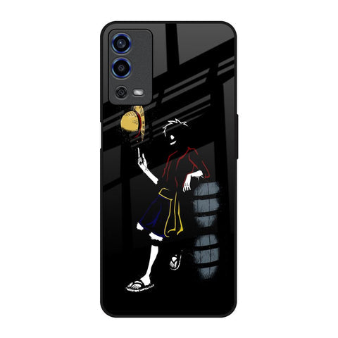 Luffy Line Art Glossy Case for Oppo A55