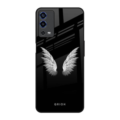 White Angel Wings Glossy Case for Oppo A55