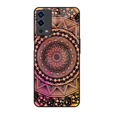 Floral Mandala Glossy Case for Oppo A55