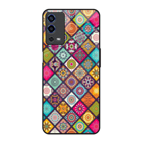 Multicolor Mandala Glossy Case for Oppo A55
