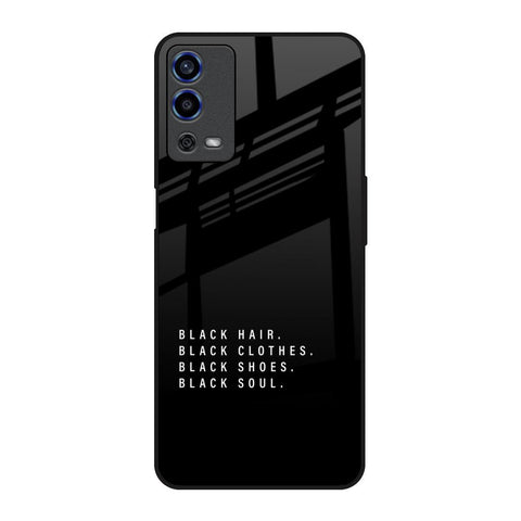 Black Soul Glossy Case for Oppo A55