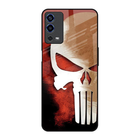 Red Skull Glossy Case for Oppo A55
