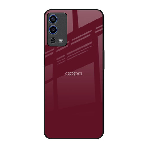 Classic Burgundy Glossy Case for Oppo A55