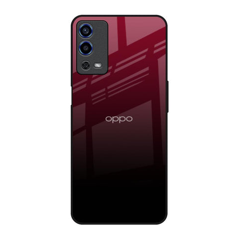 Wine Red Glossy Case For Oppo A55