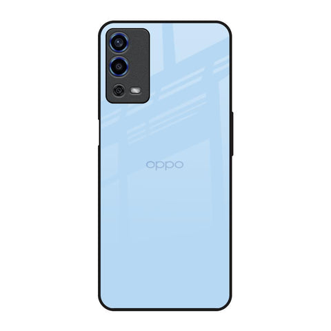 Pastel Sky Blue Glossy Case for Oppo A55