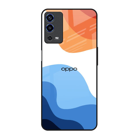 Wavy Color Pattern Glossy Case for Oppo A55