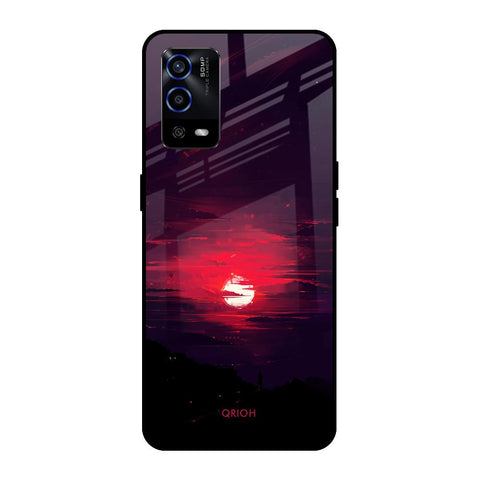 Morning Red Sky Glossy Case For Oppo A55