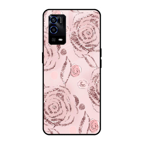 Shimmer Roses Glossy case for Oppo A55