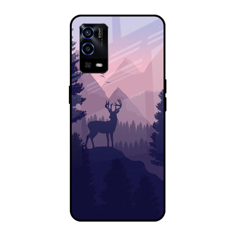 Deer In Night Glossy Case For Oppo A55