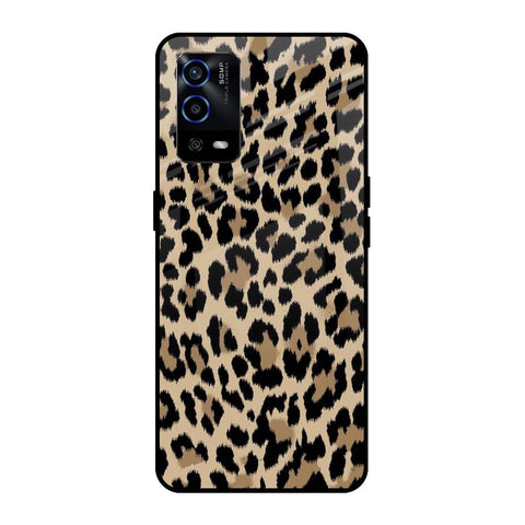 Leopard Seamless Glossy Case For Oppo A55