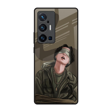 Blind Fold Glossy Case for Vivo X70 Pro Plus