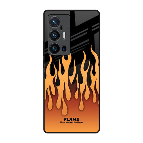 Fire Flame Glossy Case for Vivo X70 Pro Plus