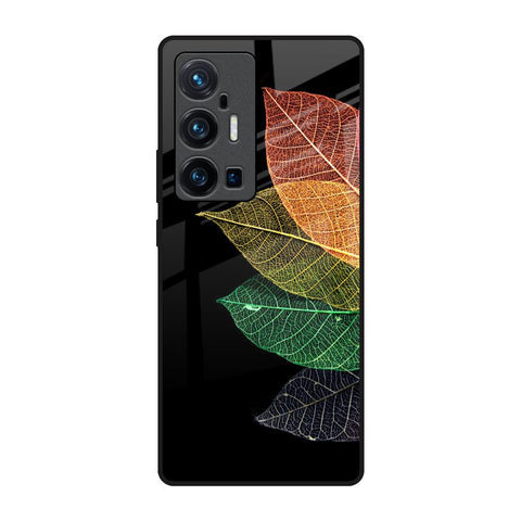 Colorful Leaves Glossy Case for Vivo X70 Pro Plus