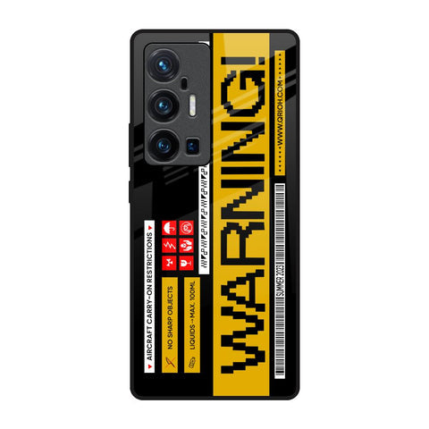 Aircraft Warning Glossy Case for Vivo X70 Pro Plus