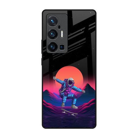 Retro Astronaut Glossy Case for Vivo X70 Pro Plus