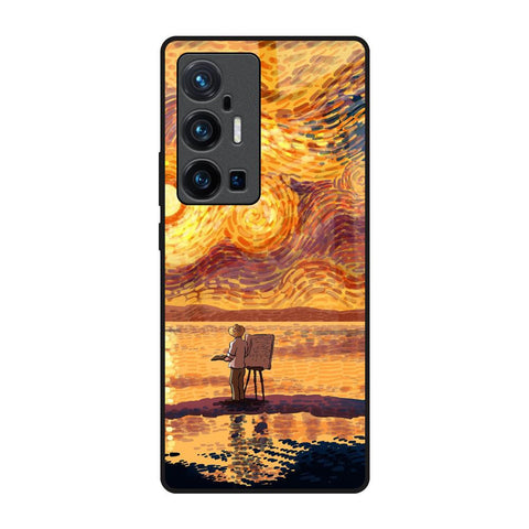 Sunset Vincent Glossy Case for Vivo X70 Pro Plus