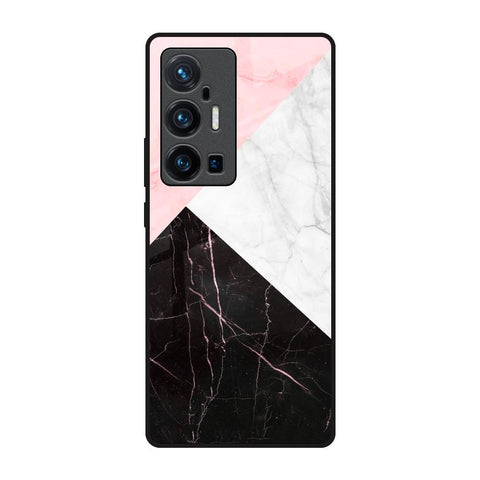 Marble Collage Art Glossy Case For Vivo X70 Pro Plus