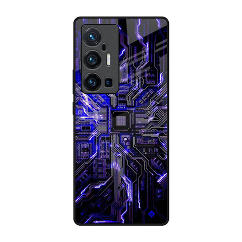 Techno Color Pattern Glossy Case For Vivo X70 Pro Plus