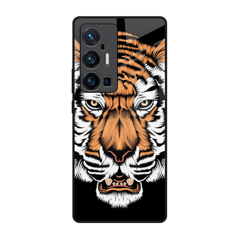 Angry Tiger Glossy Case For Vivo X70 Pro Plus