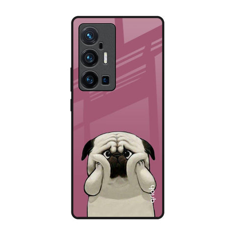 Funny Pug Face Glossy Case For Vivo X70 Pro Plus