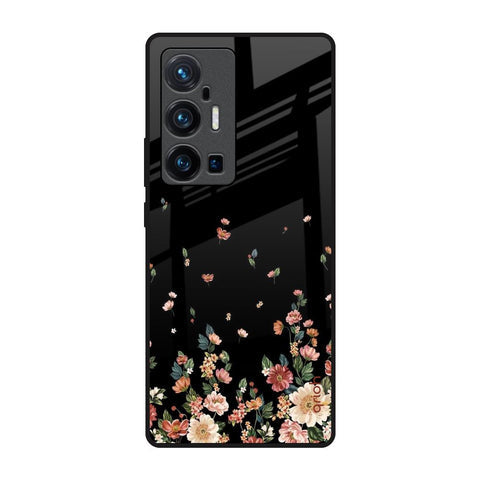 Floating Floral Print Glossy Case for Vivo X70 Pro Plus