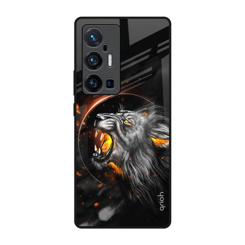 Aggressive Lion Glossy Case for Vivo X70 Pro Plus
