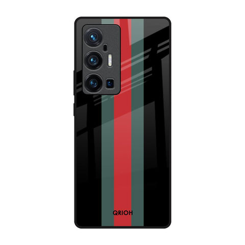 Vertical Stripes Glossy Case for Vivo X70 Pro Plus