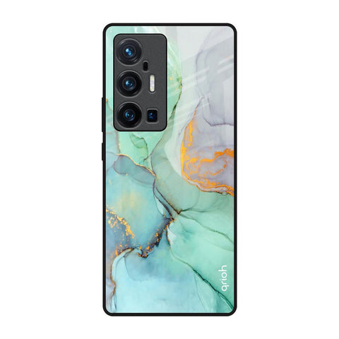 Green Marble Glossy Case for Vivo X70 Pro Plus