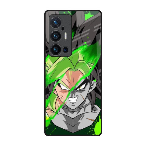 Anime Green Splash Glossy Case for Vivo X70 Pro Plus