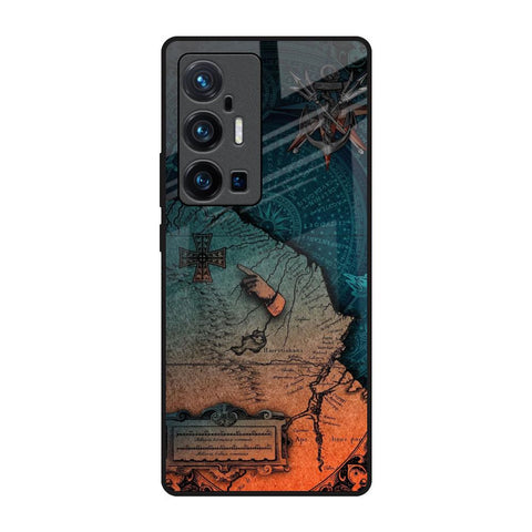 Geographical Map Glossy Case for Vivo X70 Pro Plus