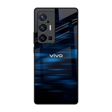 Blue Rough Abstract Glossy Case for Vivo X70 Pro Plus