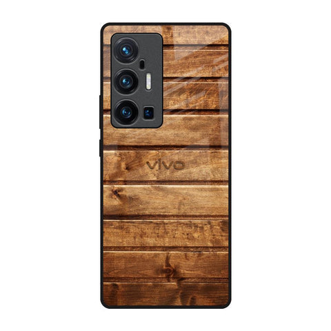 Wooden Planks Glossy Case for Vivo X70 Pro Plus