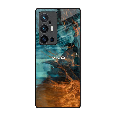Golden Splash Glossy Case for Vivo X70 Pro Plus