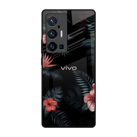 Tropical Art Flower Glossy Case for Vivo X70 Pro Plus