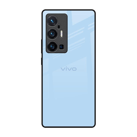 Pastel Sky Blue Glossy Case for Vivo X70 Pro Plus