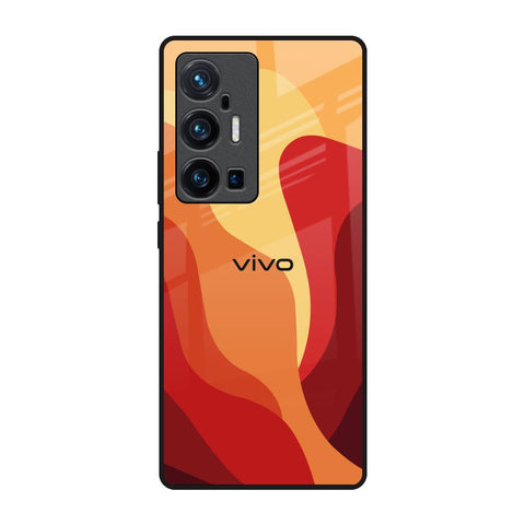 Magma Color Pattern Glossy Case for Vivo X70 Pro Plus