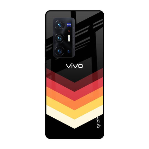 Abstract Arrow Pattern Glossy Case For Vivo X70 Pro Plus