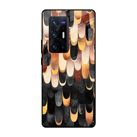 Bronze Abstract Glossy Case for Vivo X70 Pro Plus