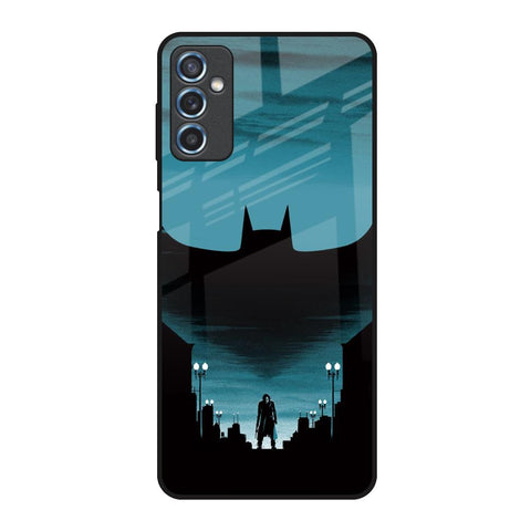 Cyan Bat Glossy Case for Samsung Galaxy M52 5G