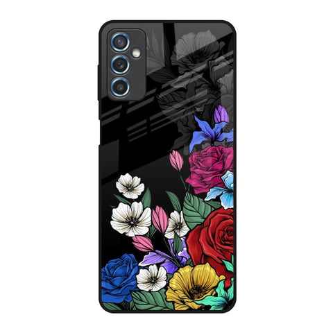 Rose Flower Bunch Art Glossy Case for Samsung Galaxy M52 5G