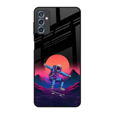 Retro Astronaut Glossy Case for Samsung Galaxy M52 5G