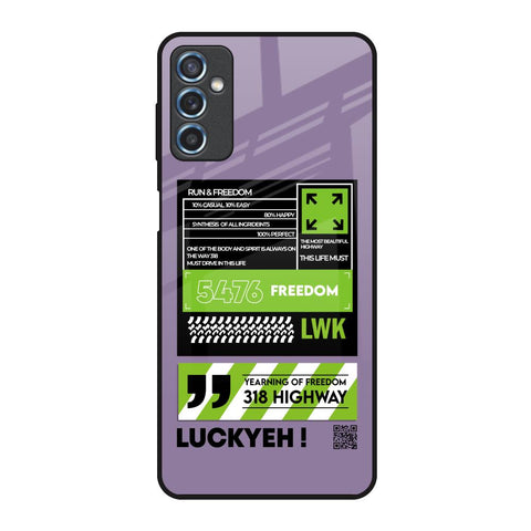 Run & Freedom Glossy Case for Samsung Galaxy M52 5G
